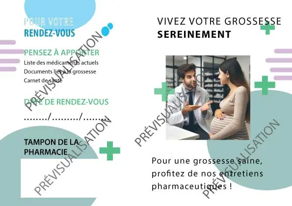 Entretien pharmaceutique femme enceinte version complète téléchargeable gratuitement